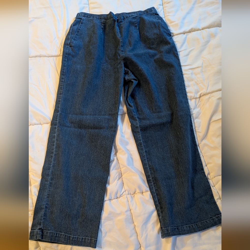 Alfred Dunner Women's Relaxed Denim Jeans